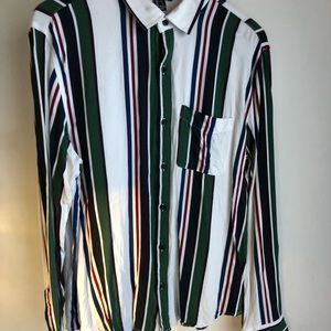 Long Sleeve Button Up Sz L